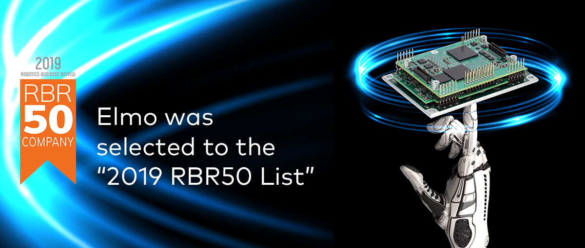 Elmo был включен в список «Robotics Business Review 2019 RBR50» второй год подряд